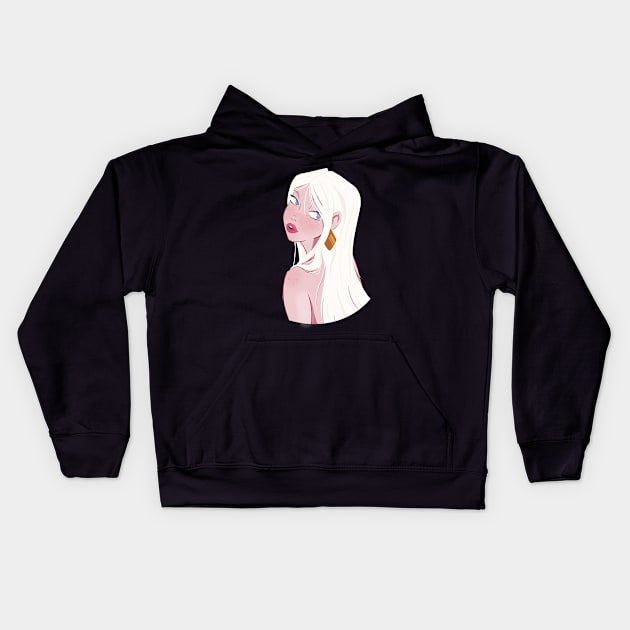 Femme fatale Kids Hoodie by Krismilla 